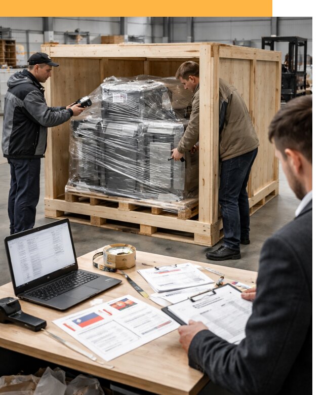 Доставка промышленного оборудования из США от 67431 руб