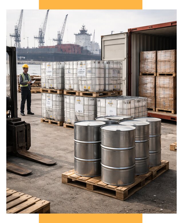 Доставка химического сырья из Индии от 259350 р. | СетСервис-Гль