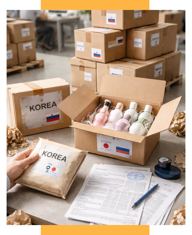 Доставка косметики из Кореи от 8818 р. под ключ | СетСервис-Гль