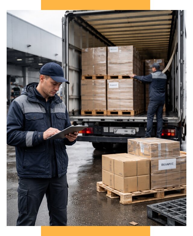 Доставка грузов из Беларуси от 15561 р. логистика СетСервис-Гль