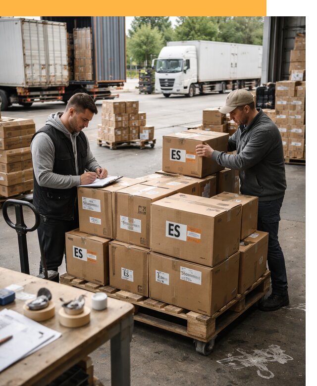 Доставка грузов в Испанию автотранспортом от 36309 руб