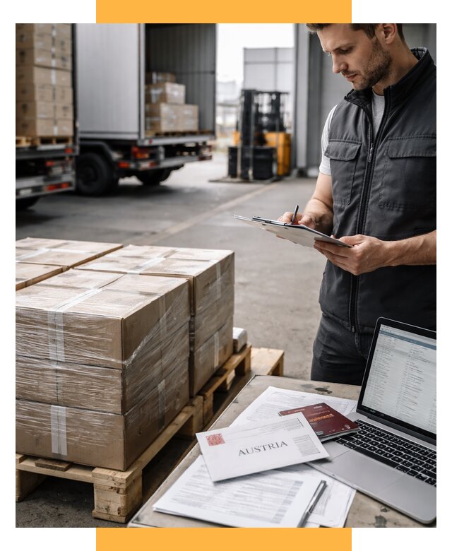 Доставка в Австрию от 67431 р. Логистика и экспорт СетСервис-Гль