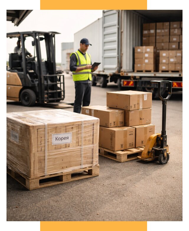 Доставка грузов в Корею из России от 36309 р. | СетСервис-Гль