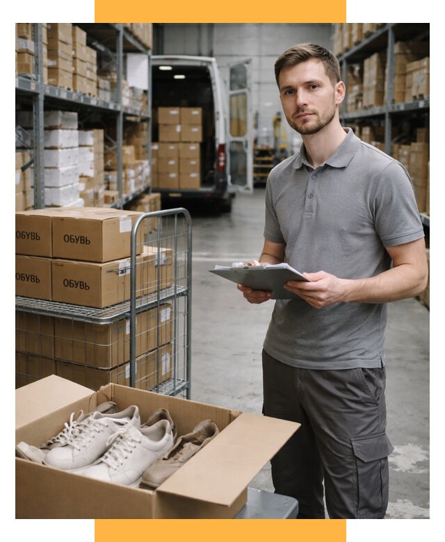 Доставка обуви из Китая и Турции от 4668 р. СетСервис-Гль