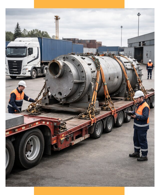 Перевозка тяжеловесных грузов под ключ от 155610 р. | СетСервис-Гль