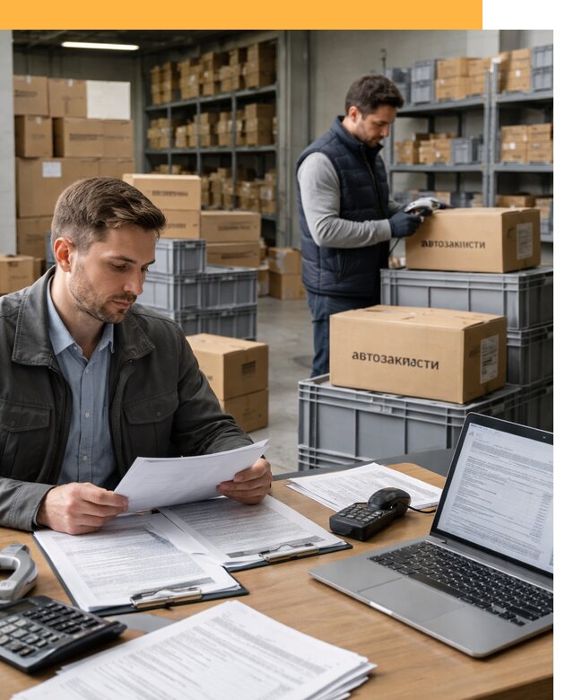 Таможенное оформление автозапчастей по выгодным тарифам от 8818