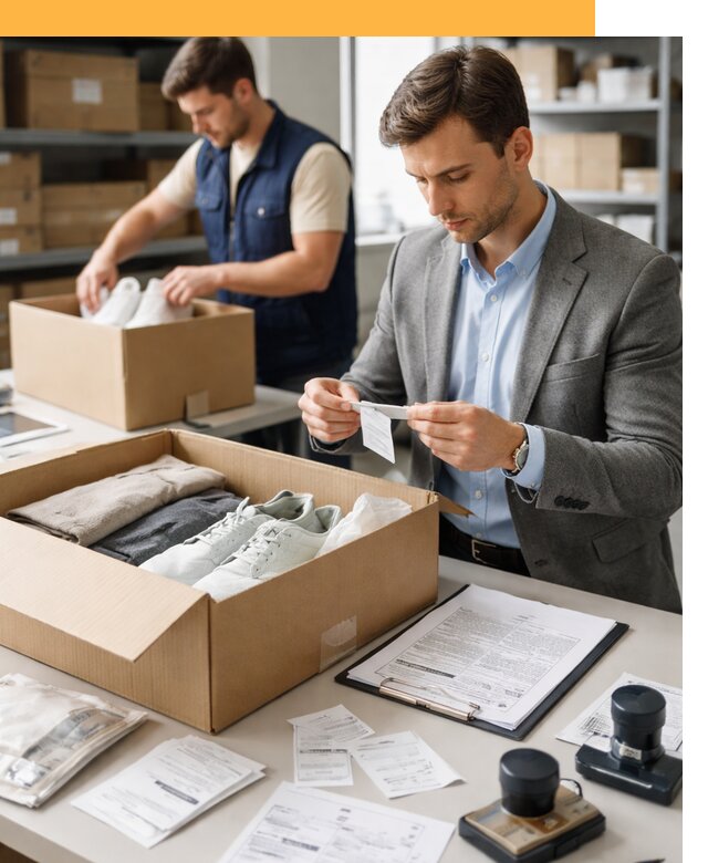 Таможенное оформление одежды и обуви по выгодной цене от 6743 руб