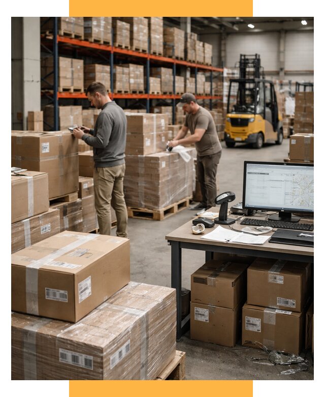 Склад консолидации в Европе от 6743 р., услуги СетСервис-Гль