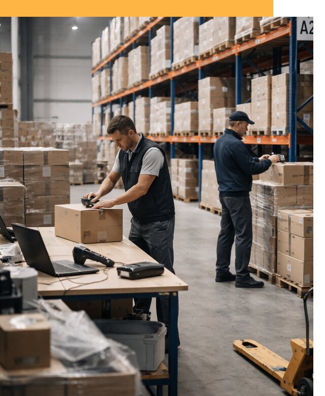 Склад консолидации в Европе: хранение, сортировка от 6743